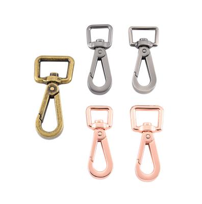 China Nickel Plating Zinc Alloy Pet Collar Buckle Square Metal Swivel Snap Hook for sale