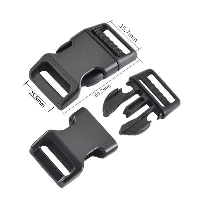 China Adjustable Bag Strap Shoulder Strap Half Plastic & Half Metal Buckle Release Buckle Shoes Clothing Bags Release Buckle for sale