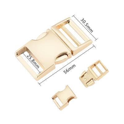 China Custom Various Size Buckles Handbags Accessories Release Bag Buckle Zinc Alloy Release Buckle for sale