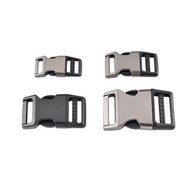 China 16mm 20mm 25.8mm 31mm Half Plastic & Half Metal Buckle Quick Release Buckle For Luggage for sale