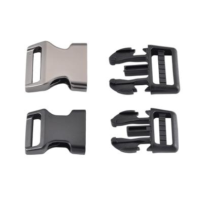 China Factory Cheap Price Wholesale Quick Side Release Adjustable Half Plastic & Half Metal Buckle for sale