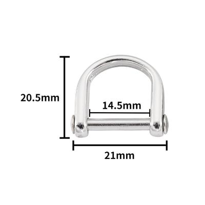 China Custom Metal C Rings Hardware For Handbag Buckles Pet Collar Buckle for sale