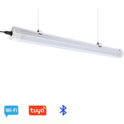 China 170lm/W CCT Tri-Proof LED Changing Linkable Zigbee Lamp Wattage Adjustable Latte Light WiFi Control Smart Tri Proof Light for sale