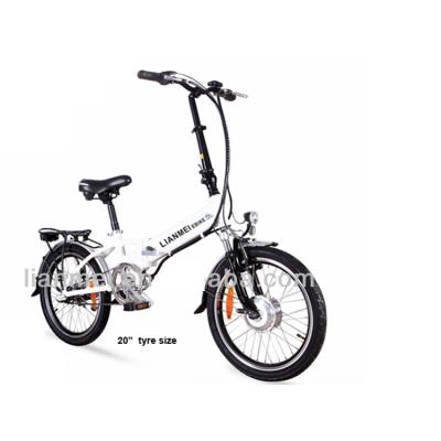 China Hot Selling Standard 36v Hidden Battery 20 Inch Electric Bike Folding Bicycle With CE LMTDR-08L for sale