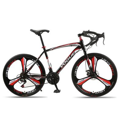 China Road Bicycle Super Cool Colors 3 INTEGRATED WHEEL Road Bike 26inch 21 Speed ​​Factory Bicycle Oil Brake High Carbon Steel Bicycle for sale