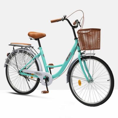 China Wholesale Popular City Bike Women Bikes 26 Ladies Bike High Carbon Steel City Bike for sale