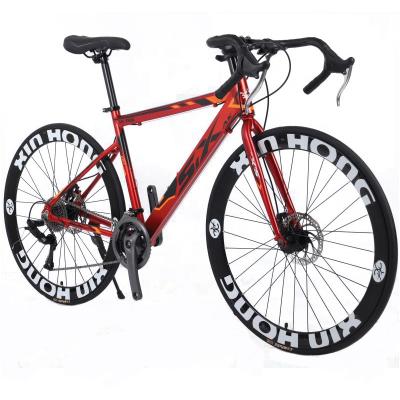 China Tour Road Bikes 26 Inch Road Bike Aluminum Alloy Frame 27 Speed ​​700c Disc Brake Wholesale Road Bike For Adults for sale