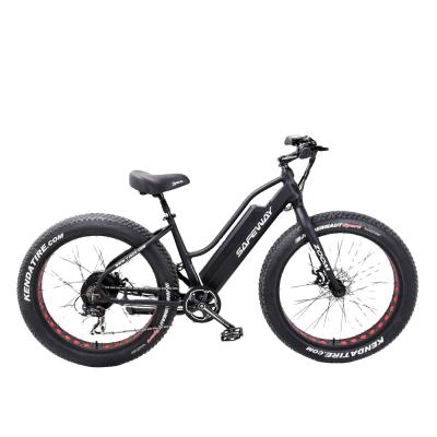 China Wholesale Tire Ebike 350w 48v Fat Tire 26 ah 11 Inch Electric Bicycle Disc Brake Electric Tire Ebike For Sale for sale