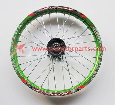 China 1.60 x 17 Alloy Front Rim With Hub Fit For Dirt Bike , Dirt Bike Parts HX WG016 for sale