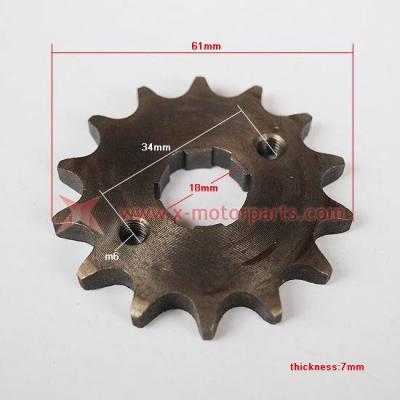 China Fit Mini Bike Go Cart Kart ATV 17mm 428-14T 428 HX Chain Motor Sprocket 14 Tooth ASF0123 for sale