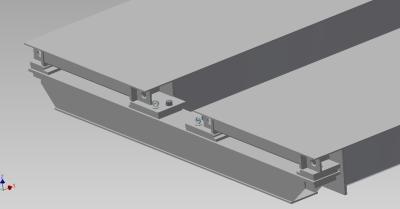 China 3×16m 100 Ton Q235B Steel Heavy Duty Truck Scales for sale