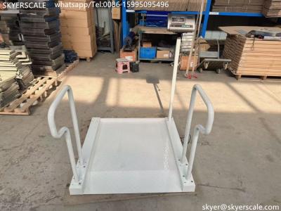 China Medical Hospital Dedicated 800x800mm  250kg Wheelchair Scale for sale