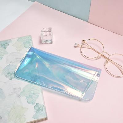 China Clear Oversized Sunglasses PVC Reading Glasses Case Plastic Eyewear Case Monocle Case for sale