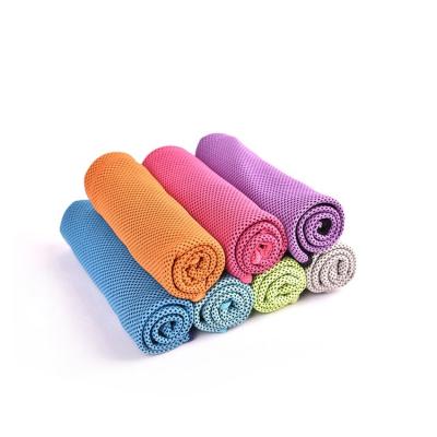 China Super Cheap QUICK DRY Super Magic Cool Feeling Ice Towel, Custom Logo Printed Sports Cold Cool Pad Gym Instant Cooling Feeling Towel for sale