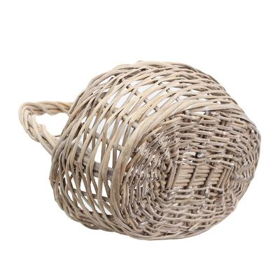 China Competitive Price Eco - Friendly Willow Baskets With Handle For Laundry / Picnic / Storage / Shopping for sale