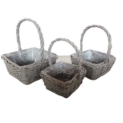 China Handmade Wicker Basket /Wicker Picnic Basket /Shopping Storage Basket Handmade with factory& lower cost for sale