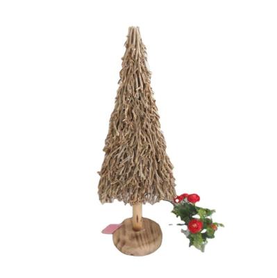 China Tea Tree & wholesale indoor paulownia christmas tree crafts wooden christmas tree home decoration decorated christmas trees for sale for sale