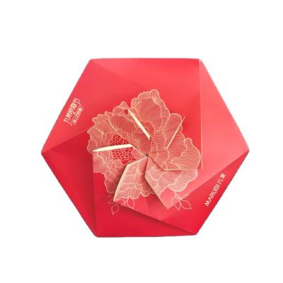 China Factory Direct Sales Recyclable Customizable Hexagon Luxury Gift Boxes Beautifully For Cosmetic for sale