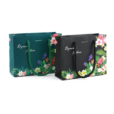 China Factory direct sales handmade customizable paper handbag gift wrapping paper box beautifully for shopping for sale