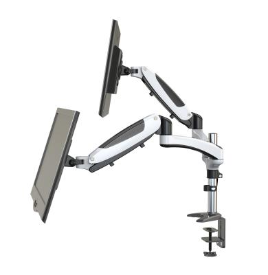 China High Tech Dual Display LCD Monitor Desktop Mount 15