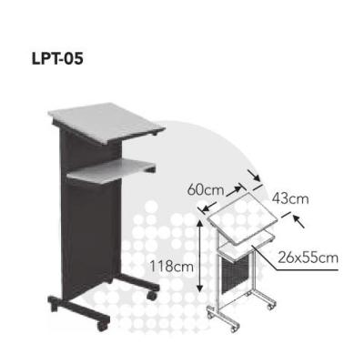 China LPT-05 Commercial Mobile Furniture and Trolley Projector Stand / Laptop Lectern / Projector / Laptop Stand for sale