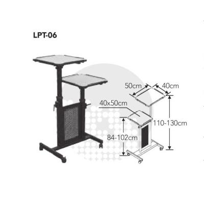 China Table Good Quality Projector Video Camera Presentation Tool Trolley / Laptop Cart Aluminum Projector Stand for sale