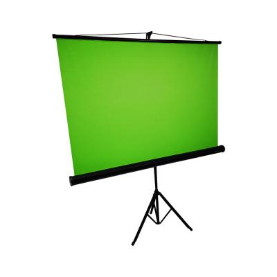 China Hot Sale Portable Tripod Woven Background Folding Green Screen With Stand for sale