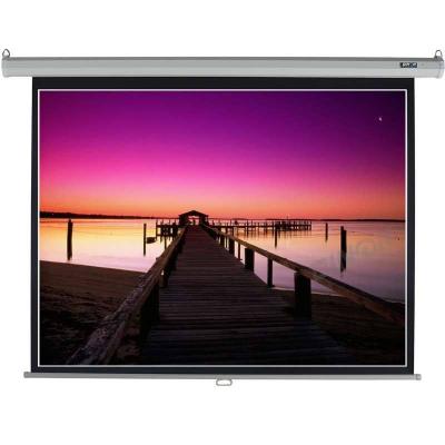 China Wall Mounted Warranty Commercial Manual Projector Screen for sale