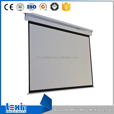 China High Tech Wall Mounted Projection Screen Manual Matte White Material Screen for sale