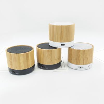 China No New Custom Mini Outdoor Portable Blue Tooth Speaker Wholesale Bt Stereo Bamboo Wireless Speaker for sale