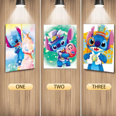 China New Popular Anime KPOP Game 3d Lenticular Posters Stitch Holographic 3d Posters Wholesale Stock Holographic Posters Ready for sale