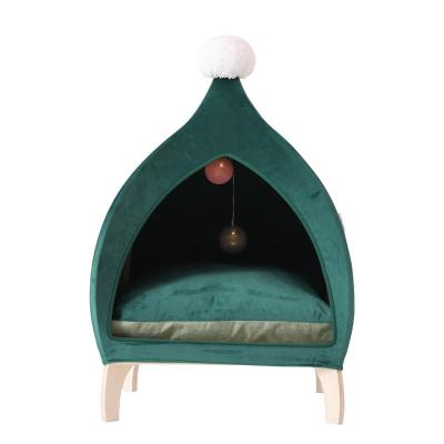 China Viable Four-Season Universal Bed for Dogs and Cats Hot Seller 2 in 1 Cat Nest Toy Bed for sale