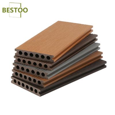 China Hot Sales China Modern Wood Decking Plastic Composite Engineered Flooring For Outdoor Living Project for sale