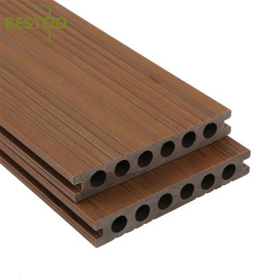 China Modern Wholesale Price WPC Flooring Exterior Decking Compound Boards Flooring On Sale for sale