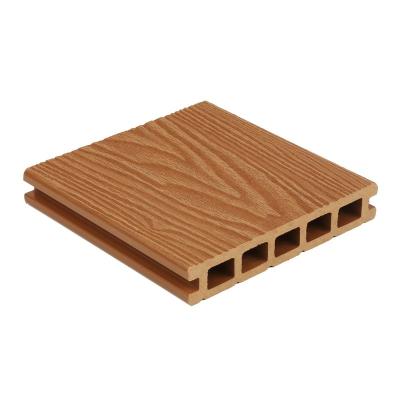 China New Modern Technology WPC 3D Embossed Composite Decking for sale