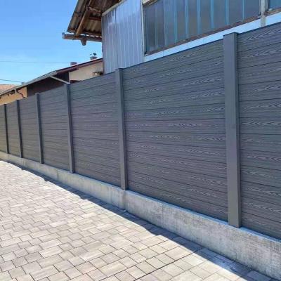 China New Design Hot Selling Easily Compiled Decorative With High Purchase Garden Privacy WPC Fence for sale