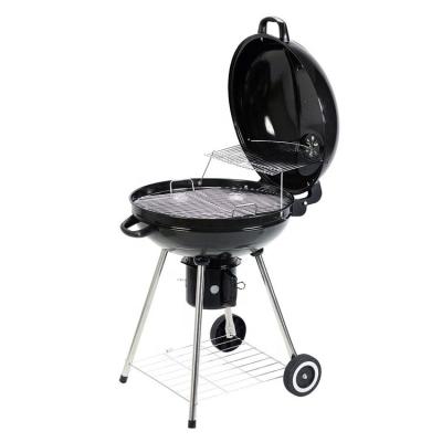 China Most Popular 22 Inch Big Size Smoker Kettle Outdoor Camping BBQ Grill Family Party Adjustable Portable Charcoal Grill for sale