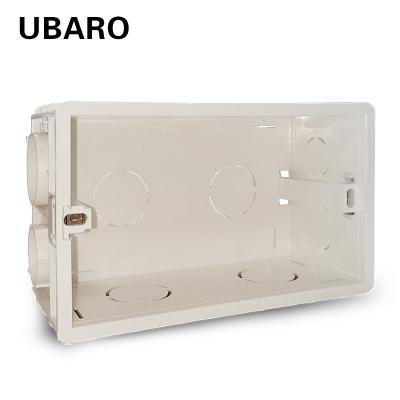 China EU/UK/AU Residential/General Purpose DST 146*Socket Hidden Installation White Case Plastic PC Case UL94V0 For 146*86mm For Home Outlet for sale