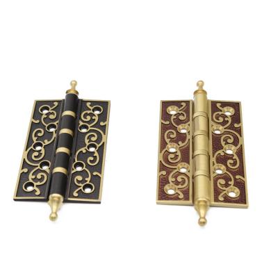 China 306 Durable Antique Luxury Rotating Adjustable Brass Shower Door Hinges for sale