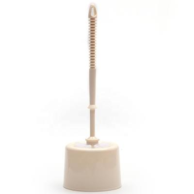 China Sustainable Plastic Bathroom Toilet Reading Brush Holder Round Toilet Brush for sale