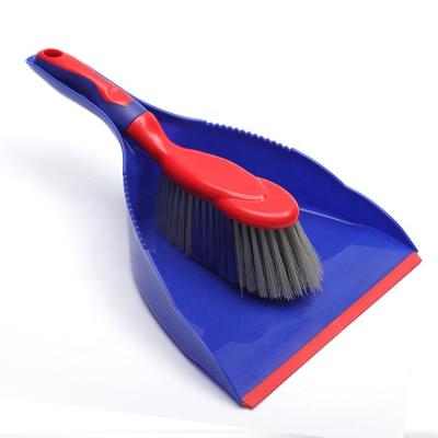 China Small Broom Dustpan Set Mini Broom Dustpan Desktop Cleaning Broom Dustpan Household Plastic Hair Dustpan for sale