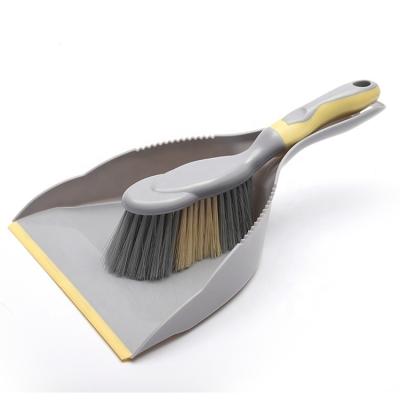 China Mini Desktop Broom Dustpan Small Sweeping Broom Set Home Children Hair Sweeper Broom for sale