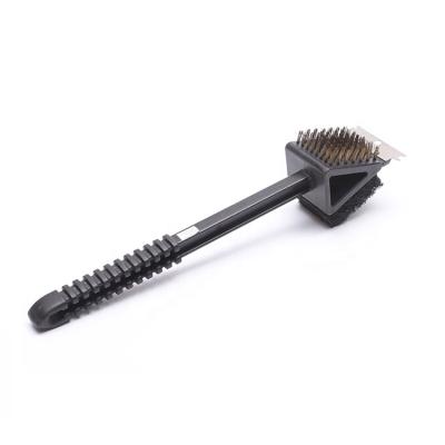 China Easily Cleaned BBQ Tool Accessories Cleaning Brush Brushes BBQ Stove Grill Brush and Scraper for sale