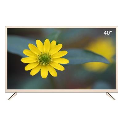 China Hotel Home Meeting Room 40 Inch Full Screen High Definition WIFI Network Flat Screen Television Home Smart Color TV Receiver for sale