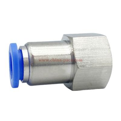 China Machinery Repair Shops PCF 08-G01 Straight Female Threaded One Touch Pneumatic Hose Fitting for sale