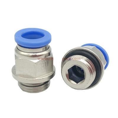 China Factory 8mm Quick Male Tube 1/4BSPP One Touch Adapters for sale