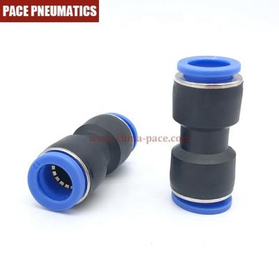 China Machinery Repairs Workshop Pneumatic Straight Pneumatic Actuator Equal Air Boost Adjustment Hose Fitting Push To Connect Fitting For Air Brake Hose for sale