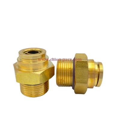 China CA360 Factory Supply High Precision CNC Machining Brass Hose Fittings for sale