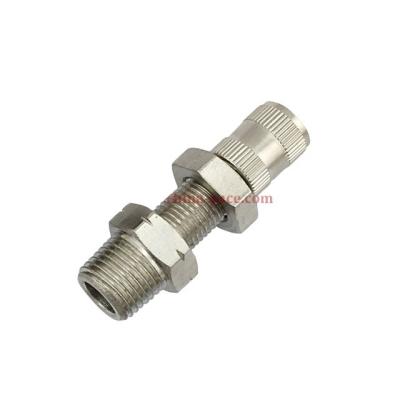 China Brass General 1/8 NPT Air Ride Suspension Air Inflation Quick Fit Male Schrader Valve for sale