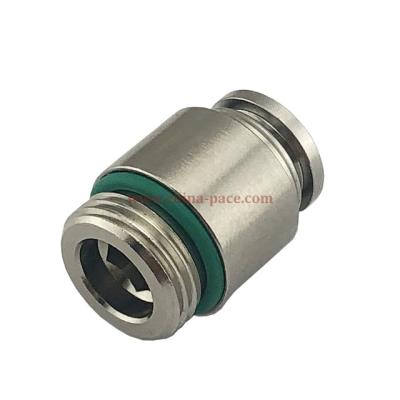 China Pneumatics G Thread / BSPP With Male Straight O Ring SUS Stainless Steel Fitting for sale